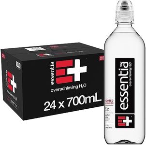 Essentia Water LLC, Ionized Alkaline Bottled Water; 99.9% Pure, Infused with Electrolytes, 9.5 pH or Higher with a Clean, Smooth Taste, 23.67 Fl Oz (Pack of 24)