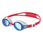 Speedo Unisex Junior Hydropure Clear-Lens Goggles - Red & Blue