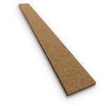 Thick Multi Purpose Cork Strips (8 Pack) Classroom Bulletin Board Bar 36x3.5x0.5 Inches