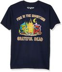 LIQUID BLUE Men's Fire in The Mountain T-Shirt, Navy, X-Large