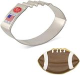 Football Cookie Cutter, 3.5" Made in USA by Ann Clark