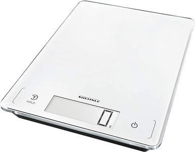 Soehnle Page Profi 300 Kitchen Scale, Digital Food Scale with Sensor Touch, acccurate gram Scale for Measuring up to 20 kg, Electronic weigh Scale with Integrated Timer (Colour: White)