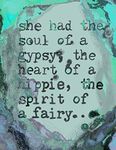 She Had The Soul Of A Gypsy, The Heart Of A Hippie And The Spirit Of A Fairy: 8.5x11" Journal/Notebook For Women/Girls; Inspirational Quote Notebook