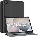 ProCase Galaxy Tab S6 Lite 10.4-Inch Case 2024/2022/2020 with S Pen Holder Slim Stand Protective Folio Case Smart Cover SM-P619 P613 P610 P615 -Oxfordgray