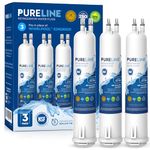 Pureline Replacement for Everydrop® Filter 3, EDR3RXD1, 4396710, 4396841 Water Filter, Kenmore® 46-9083, 46-9030 Refrigerator Water Filter (3 Pack)