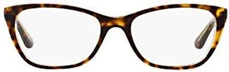 VO2961 Cat Eye Eyeglass Frames, Havana/Transparent/Demo Lens, 53mm