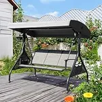 NOBLEMOOD Outdoor Patio Swing with 