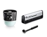 Pro-Ject Cleaning Set Advanced, Carbon Fibre Cleaning Brush for Records, Carbon Needle Brush and Cleaning Compound