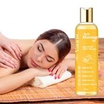 VauriiC Avocado Stress Relief Body Massage Oil (100ml) |Reduces Flab & Firms Skin |Hydrates Dry skin | Non Sticky & Non Greasy| Avocado oil| Sulphate & Paraben Free | Men & Women | All Skin Types