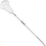 STX Lacrosse Exult Pro Complete Women's Stick w/Lock Pocket, White/White