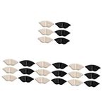 ULTECHNOVO 24 Pairs High Heels Heel Stickers Heel Pads for Shoes That are Too Big Inserts to Make Shoes Fit Tighter Heel Cushion High Heel Insoles Self-Adhesive Pads Half Pad Suede Miss Soft