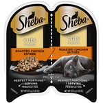 Sheba Wet Food Cuts in Gravy Roasted Chicken Entrée Wet Cat Food (24 Twin Packs)