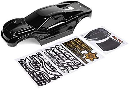 SummitLink Custom Body Police Style Compatible for Rustler 4X4 1/10 Scale RC Car or Truck (Truck not Included) R4-PB-02