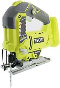 RYOBI One+ P5231 18V Lithium Ion Cordless Orbital T-Shaped 3,000 SPM Jigsaw (Battery Not Included, Power Tool and T-Shaped Wood Cutting Blade Only)