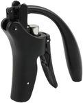 KEISSCO Compact Wine opener Vertical Lever Corkscrew Wine Bottle Opener with Foil Cutter & Extra Screw