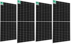 Vikram Solar 600 Watt Solar Panel for Homes and Projects|HYPERSOL High Efficiency N Type|Bifacial PV Solar Module|144 Half-Cut Cells|51.7V Voc, 14.44A Isc|30 Years Performance Warranty|Pack of 4