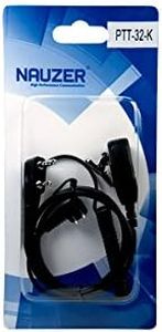 NAUZER PTT-32 / Câble avec Micro PTT Compatible avec Le Casque de Chasse PELTOR SPORTTAC (PTT-32K)