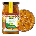 THE LITTLE FARM CO Sweet Mango Chutney - Aam ki Chutney | Homemade Oil Free Khatta Meetha Mango Chunda | No Added Preservatives, No Artificial Flavours | Traditional Recipe, 450g