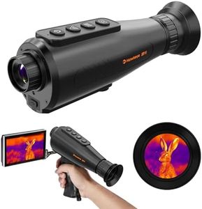 Thermal Night Vision with Wi-Fi Hotspot/STA/MIC,12hrs+ Battery Powers,Portable Thermal Monocular for Hunting,384x288 (AI Super Resolution) Ai15 Night Vision Monocular,1.43" Large AMOLED Display