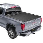 Roll N Lock M-Series Retractable Truck Bed Tonneau Cover | LG225M | Fits 2019-2020 Chevy/GMC Silverado/Sierra, works w/MultiPro/Flex tailgate 8' Bed (96.3")