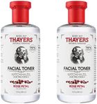 Thayers Alcohol-Free Rose Petal Witch Hazel Facial Toner with Aloe Vera Formula, 2 Pack - (2 x 12 ounce bottles)