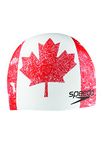 Speedo Silicone 'World Tour' Swim Cap - Red, One Size