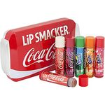 Lip Smacker - Coca-Cola Tin Collection - Set of Flavoured Lip Balms for Kids - Sweet Gift in a Collectible Iconic Coca-Cola Lip Balm Set - Gift Pack of 6