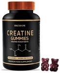 Creatine Gummies 3000mg 60 Gummies 30 Days Supply Creatine Monohydrate Gummies - Berry Flavoured Creatine - Pre Workout Gym Supplement for Men & Women - Vegan Chews Chewable Max recommneded Strength