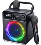 Bluetooth Karaoke Machine with Wireless Microphone - Portable Karaoke Speaker for Adults & Kids with Party Lights