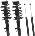 YITAMOTOR Front Complete Strut Quick Struts Rear Shocks and Coil Spring Assembly Compatible with 2014-2019 Ford Escape