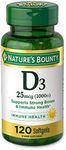 Nature's Bounty Vitamin D3 1000 100