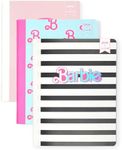 Yoobi x Barbie 1 Subject Composition Notebook Set, 7.5 x 9.75, Cute Notebooks with College Ruled Paper, Journal Book for Kids, 100 Lined Sheets Each, College, Office or School Supplies, 3 Pack