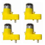 Stookin L Shaped 60 RPM BO Motor Single Shaft Gear Motor (Pack of 4)