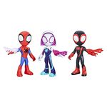 Marvel Spidey and His Amazing Friends Supersized Hero Figures Multipack, 3 Large Action Figures, Preschool Super Hero Toy, Ages 3 and Up (Amazon Exclusive)