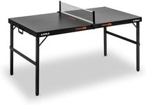 JOOLA table tennis table "Midsize FA", Unisex-Adult, folding table tennis table, incl. table tennis net Grey-Orange, 152x71,5x76, 12kg