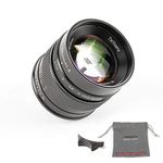 7artisans 55mm/F1.4 APS-C Manual Fixed Lens for Sony E-Mount Cameras Like Sony NEX-6R NEX-7 A3000 A5000 A5100 A6000 A6300 A6500