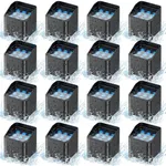 Battery Powered Stage Par Lights, 9X18W 6in1 RGBWA+UV, DMX Remote Control, for Church, DJ, Wedding (16 Packs)