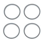 Gasket Rubber Seal Ring with Lip Replacement for Nutribullet, Rubber Ring Seal Rings Gaskets Compatible with Nutribullet 900 Series 600W and 900W (Pack of 4)