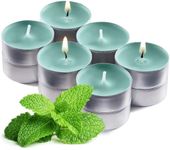 Mint Green Scented Tealight Candles