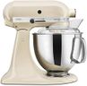 KitchenAid 4.8 Litre ARTISAN STAND MIXER 5KSM175PS with bowls and standard attachments (Almond Cream)