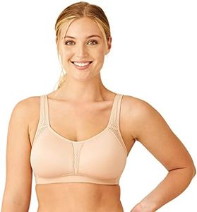 Wacoal Women's Sport Convertible Wire Free Bra, Sand, 36DDD