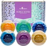 Two Sisters Relaxing Bath Bombs for Women, Girls, Teens & Kids (6 Pack) - Natural Bubble Bomb, Moisturizes Dry Skin, Releases Color, Aromatic Scents, USA Made - Ideal Mothers Day Gift by Two Sisters