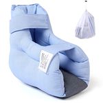 EZ Assistive Heel Protector Bed Sore Pillow Cushion for Pressure Sores,Foot Pillow for Bedridden Patients Supplies, Ankle Pillow Heel Cups for Heel Pain