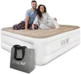 NXONE Air Mattress,18 inch Inflatable Airbed Luxury Double High Self Inflation Deflation Queen Air Mattress withUpgraded Built-in Pump, Blow Up Guest Bed for Home Portable Camping Travel,650lb MAX