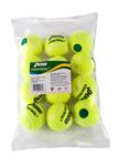 PENN Control Plus Tennis Balls - Youth Felt Green Dot Tennis Balls for Beginners - 12 Ball Polybag