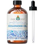 EVOKE OCCU Cedarwood Essential Oil 118ml, Pure Cedarwood Oil for Home Diffuser Skin Candle Soap Making- 4 FL Oz