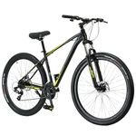 FitTrip Snyper 221 29T | 21 SPD Shimano Gearset | 100MM XC40 Suspension | Trioblade™ Dual Disk Brakes | 1030 Hi Ten Steel Alloy Frame w/Internal Cabling | Unisex (Lime Green)