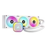 Corsair iCUE LINK H150i RGB Liquid CPU Cooler - 360mm AIO - QX120 RGB Fans - Fits Intel® LGA 1700, AMD® AM5 - iCUE LINK System Hub Included - White