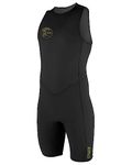 O'Neill Men's O'Riginal 2mm Back Zip Sleeveless Spring Wetsuit, Black, Large