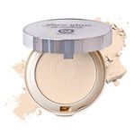 Colors Queen Oil Control Compact Powder | Lightweight Face Compact for Women with SPF-15 to Protect Skin from UV Rays | Pore Minimizing, Easily Blends Pressed Powder for All Skin Types (Ivory)